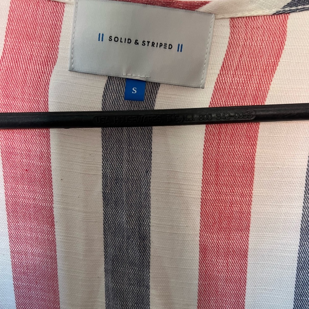 Solid And Striped Small Beach Coverup - image 6